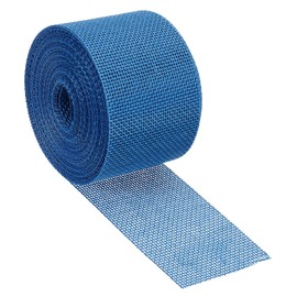 PATIKIL 2 Inch Wide 11 Yards Burlap Fabric Ribbon, Jute Crafts Roll Wrapping for Party Home DIY Wrapping Decoration Sky Blue