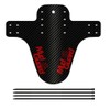 Mud Guard Wear-resistant Mudguard Mountain Accessories Professional Gears , Red