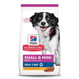 Hill's Science Diet Croquetas De Cuidado Oral para Perro Sabor Pollo 1.8Kg | Croquetas Hill's para perro, pollo real, cuidado dental, control de sarro