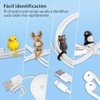 BONE Style Q Cord Ties Multiusos Silicona Reutilizable Cable Ties,