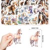ZMDMAH Pack of 50 Horse Stickers, Cute Horse Stickers, Large