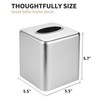 Livelab Tissue Box Cover, Square Metal Tissue Box Holder Modern