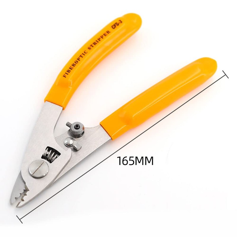 FTTH optical fiber tool with orange optical fiber stripper CFS-3