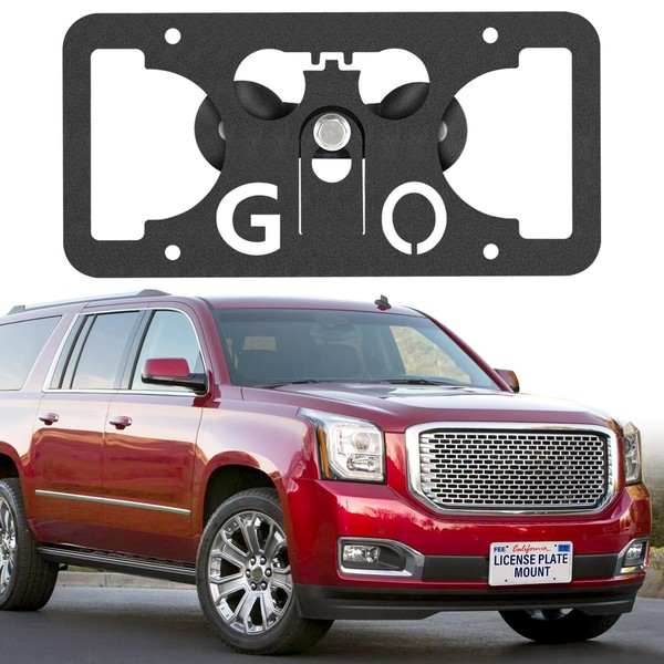 No Drill Front License Plate Bracket Mount Kit Compatible with