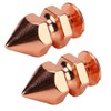 100 Sets Spiked Cone Spike Stud Rose Gold High Hardness