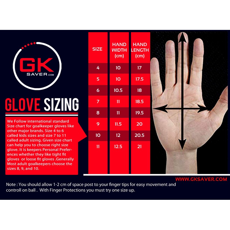 GK Saver Professional Football Goalkeeper Goalie Gloves Kids range Champ
