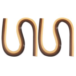 PATIKIL 540 x 5mm Rainbow Quilling Strip Paper, 240 Pieces Origami Quilling Paper Strips for Art DIY Handmade Christmas Gradient Brown