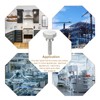 sourcing map M5x20mm Knurled Thumb Screws, 5pcs 304 Stainless Steel