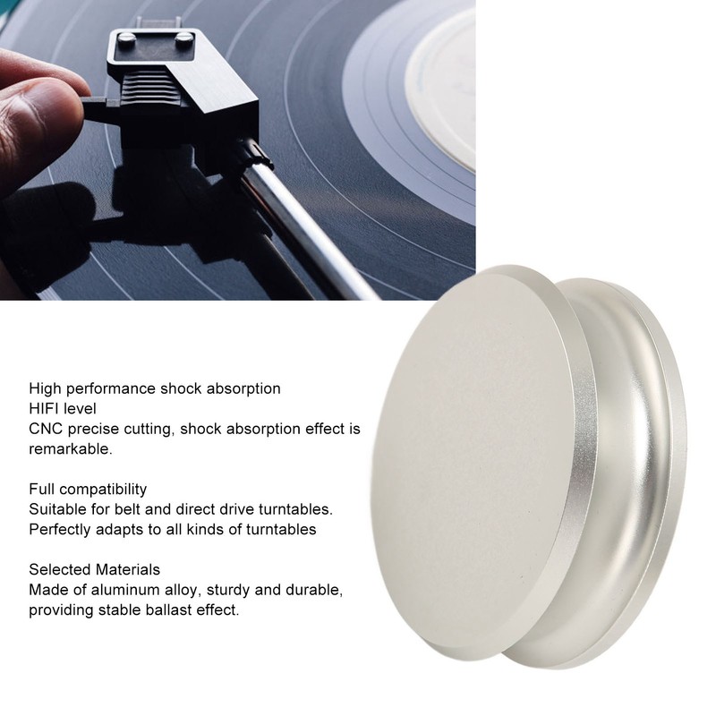 Turntable Disc Stabilizer Professional HiFi Aluminum Alloy Record Weight Stabilizer