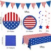 4th of July Party Supplies Set, Patriotic Party Decorations Sets,American