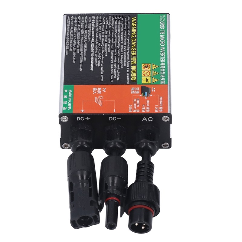 MPPT Solar Grid Tie Inverter Pure Sine Waving Aluminium Alloy