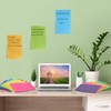 Sticky Notes 4x6 Lined – 15 Pack, 6 Bright Colors,