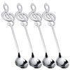 Coffee Spoons, nuoshen 4 Pcs Stainless Steel Coffee Teaspoon Musical