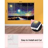 8 pack Art Acoustic Panels with Self-Adhesive,48 x 32Inches Acoustic