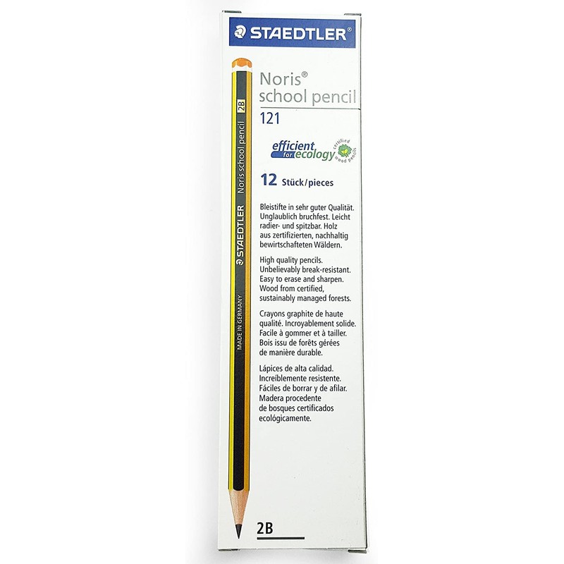 STAEDTLER NORIS SCHOOL PENCILS 2B [Box of 36]