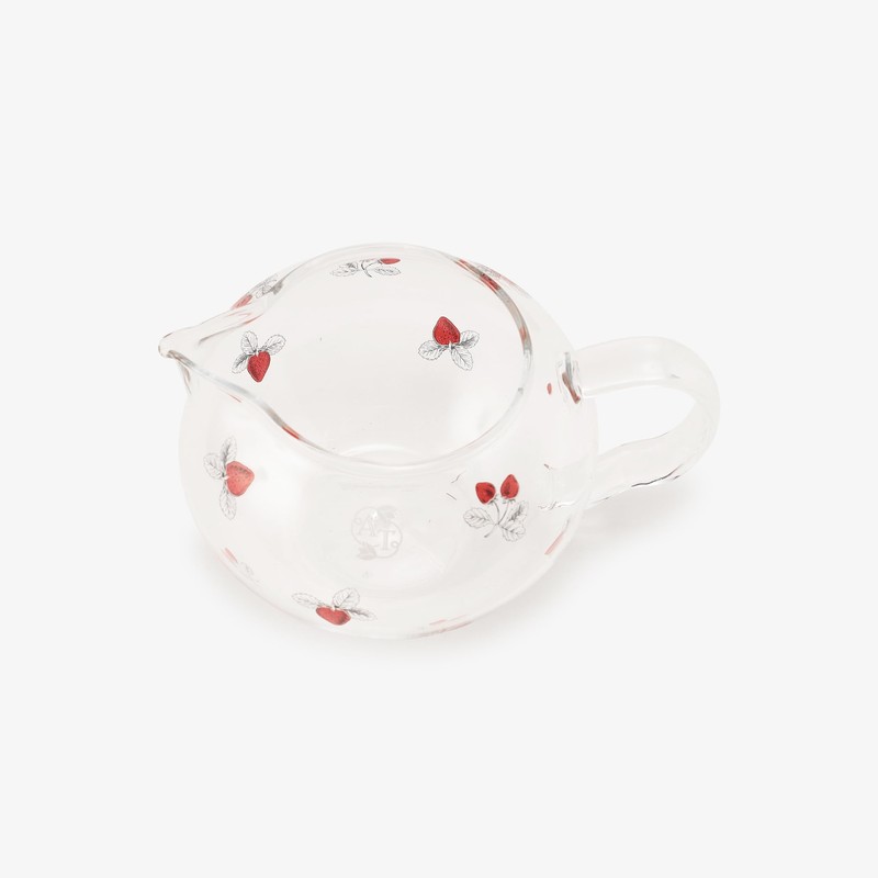 Afternoon Tea Living GU53 Strawberry Heat-resistant Teapot, Parallel, Clear
