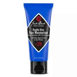 Jack Black 잭 블랙 더블 듀티 페이스 모이스처라이저 SPF 20 포함 남성용 페이셜 크림 로션 선물 Jack Black Double Duty Face Moisturizer with SPF 20 Men's Facial Cream Lotion Gift [1.5 Fl Oz (Pack of 1)]