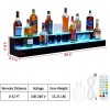 Unbranded LED Liquor Bottle Display Shelf 2 Tier 48" Bar