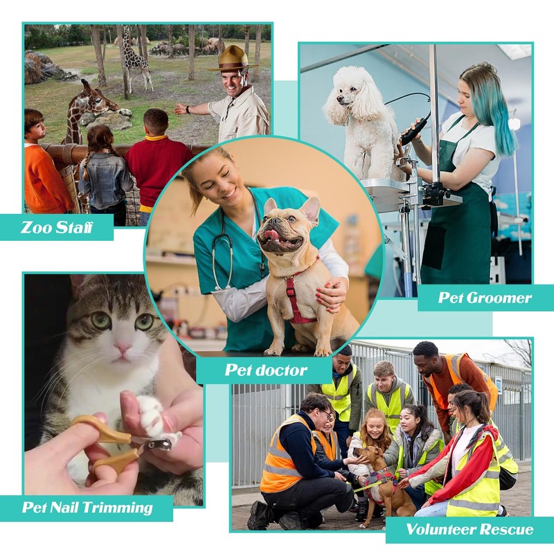 Uzhika 23.6 inches Animal Handling Glove Anti Scratch Protective Gloves