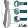 Velette 16.5" Long Shoe Horn Long Shoe Handle for Boots,