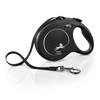 Flexi CL10T5.250.R New Classic Tape Retractable Leash, Red, Large/26'