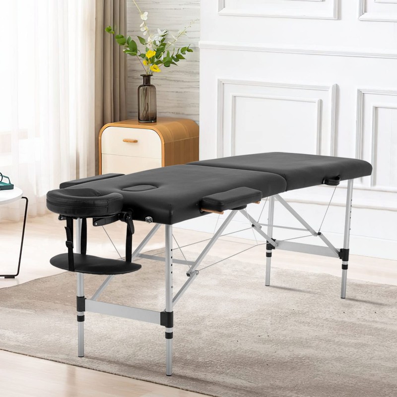 BestMassage Aluminium Massage Bed Portable Massage Table 24 inch Wide