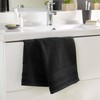Douceur d'Intérieur, Hand Towel, 50 x 90 cm, Black, 100%