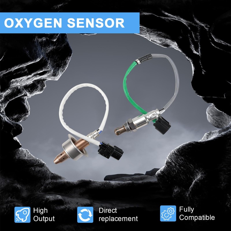 2PCS O2 Oxygen Sensor Compatible with Honda CR-V 2.4L L4