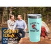 Snowboarding Teal Edition Viking Tumbler 20oz - Wipeout story. -