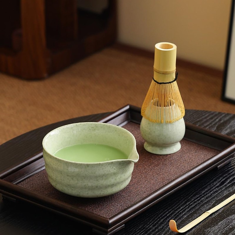 BEALIFE Complete Matcha Tea Ceremony Kit 4 Pcs Includes Matcha