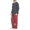 Ashford & Brooks Men’s Long-Sleeve Top Flannel Pants Pajama Sleepwear