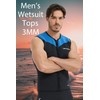 Lemorecn Wetsuit Top for Men Women,3mm Sleeveless Front Zip Neoprene