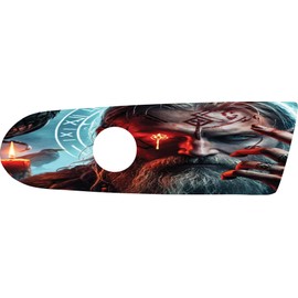 Odin Viking Air Cleaner Cover Insert by Kustom Cycle Parts. Replaces Stock Harley Davidson M8 / 107 Insert.