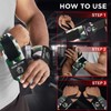 TECEUM Weightlifting Wrist Wraps with Thumb Loop – Camo –