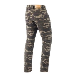 WICKEDSTOCK-Mens Motorcycle Pants-CE Level 2 Armor-Tactical-Combat Pants-Protective- Aramid Lined-Camo
