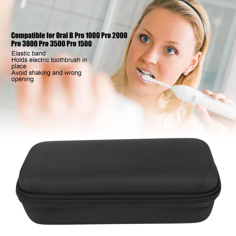 Electric Toothbrush Travel Case Compatible for Oral B Pro 1000