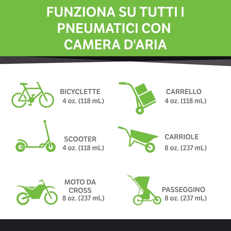 Slime 10026 Sigillante per Camera d'Aria Antiforatura per Bici, Prevenire