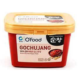 Chung Jung One Sunchang Hot Pepper Paste (Gochujang) 청정원 순창 태양초 고추장 (35.2 oz (2.2 Lb)(1 Kg) x 2)