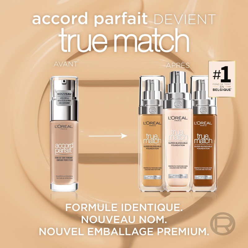 L'Oréal Paris Make up, liquid foundation with hyaluronic and aloe