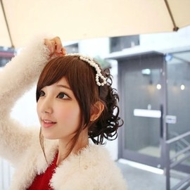 Twin bangs natural honey (WFI7NT7) red brown WFI7NT7 / 앞머리 트윈형 네츄럴허니 (WFI7NT7) 레드브라운WFI7NT7