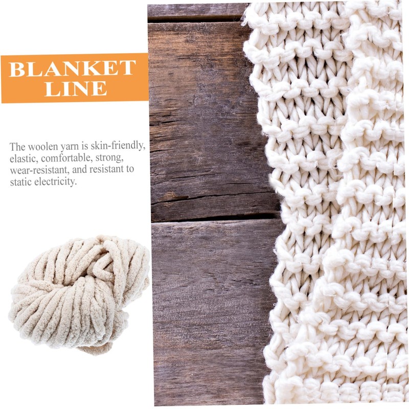 Gatuida 1pc Chunky Chenille Yarn for Hand Knitting Soft and