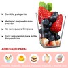 U Chef Set de 50 Tazas de Postre con Tapas,