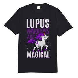 Lupus Warrior Magical Unicorn Autoimmune Disease Malar Rash Comfort Colors Adult Heavyweight T-Shirt