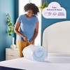 Sleep Innovations Dual Layer 4 Inch Memory Foam Mattress Topper,