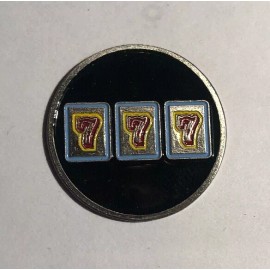 Unbranded Triple 7, Slot Machine Golf Ball Marker... 1 inch metal