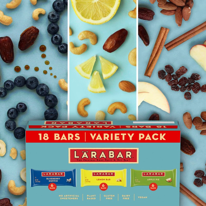 LARABAR Fruit & Nut Bars Variety Pack 18 Count (1.6