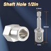 EVRBUL Upgraded Stainless Steel Top Wind Trailer Jack Crank Handle