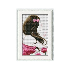 Happy Forever Cross Stitch, Cartoon Characters, The red Figure