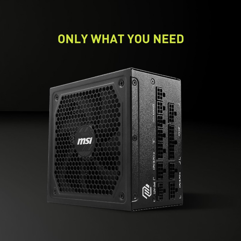 MSI MAG A1000GL PCIE 5 Gaming Power Supply - ATX