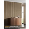 Olanglab Wood Slat Wall Panel 12x24 4 Pack (Warm Oak)
